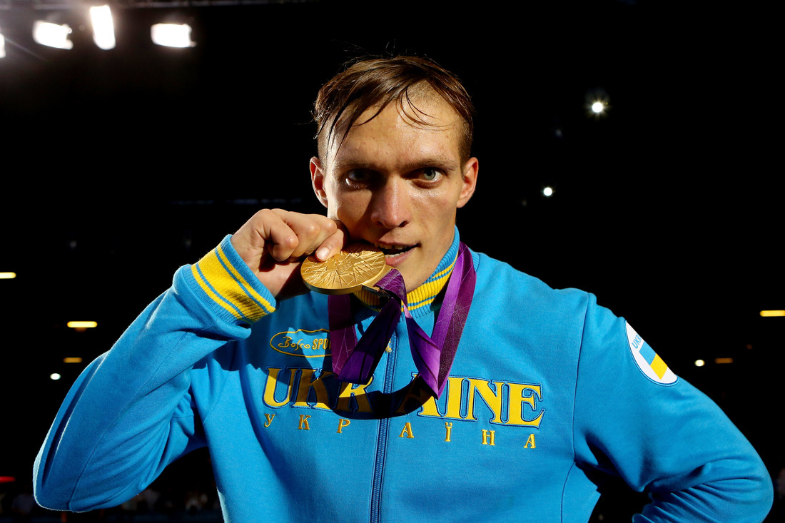 Александр Усик на Олимпиаде в Лондоне/Getty Images