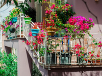 Как оформить цветник на балконе