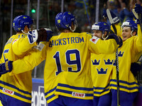 Швеция - Финляндия 4:1 Видео шайб и обзор матча ЧМ по хоккею