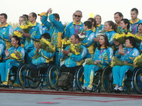 Фотогалерея: Герои Украины. Наши паралимпийцы вернулись из Лондона с рекордами