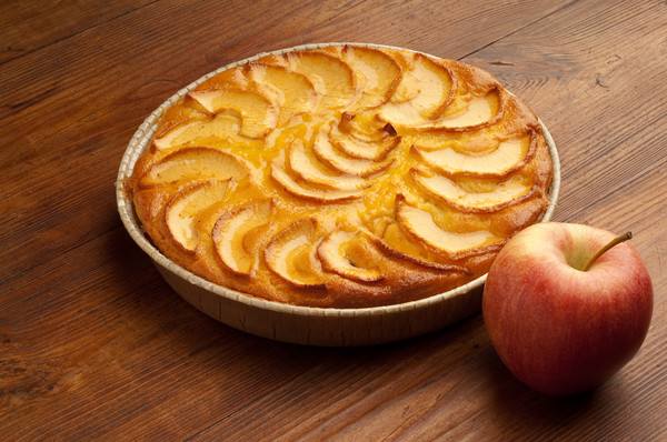 Диетический пирог с яблоками