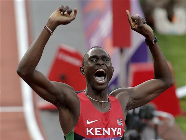 Чемпион Олимпиады-2012 кениец Давид Рудиша