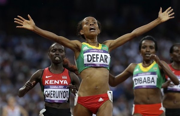 Неистовый золотой финиш эфиопки Месерет Дефар