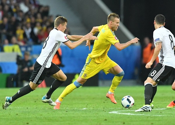 Украина проиграла сборной Германии
