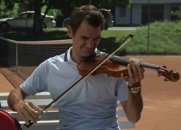 Скрипач из Федерера получился плохой