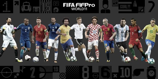 ФИФА представила команду 2017 года