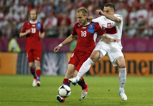 Матч Чехия-Польша онлайн трансляция Евро-2012