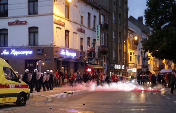 Массовые беспорядки в Брюсселе