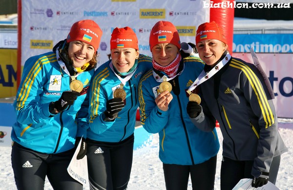 Украина стала второй в медальном зачете на ЧЕ по биатлону