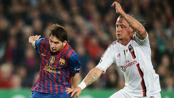 Сумеет ли Месси помочь Барселоне выбить Милан из Лиги чемпионов?