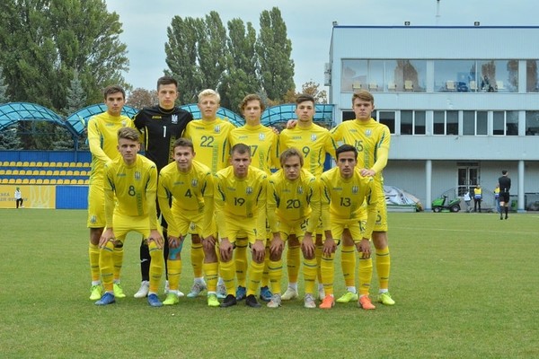 Игроки сборной Украины U-19