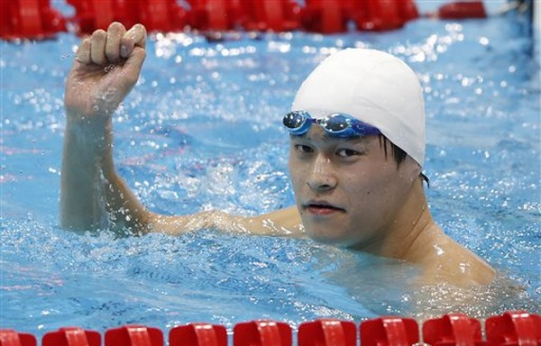 Двукратный чемпион Олимпиады-2012 Сунь Ян