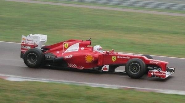 Феттель за рулем Ferrari