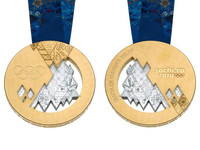 Золотая медаль Олимпиады в Сочи сделана из серебра