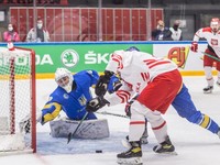 Украина - Польша 2:3 Видео голов и обзор матча ЧМ по хоккею