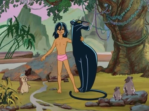 Кадр из мультфильма Маугли