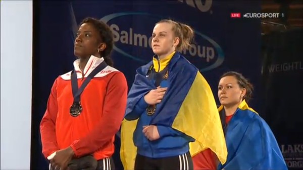Ирина Деха - чемпионка Европы по тяжелой атлетике