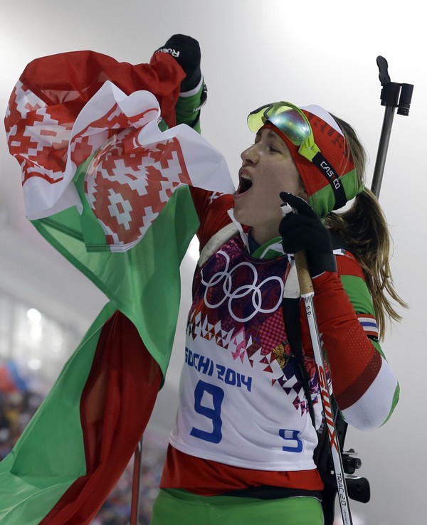 Дарья Домрачева завоевала золото для Беларуси