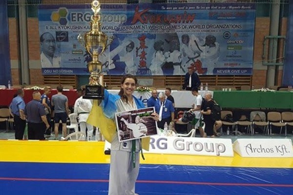Киевлянка Дарья Перетятько стала чемпионкой мира по каратэ