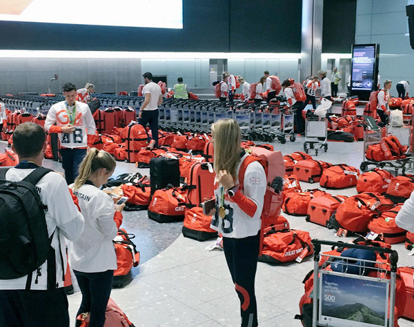 Британские олимпийцы попали в курьезную ситуацию с багажом