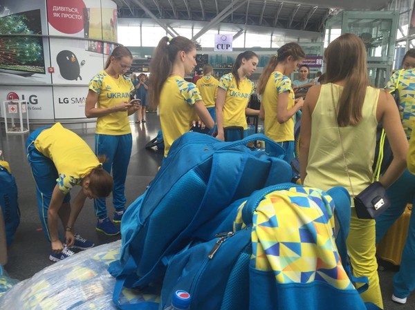 Украинские гимнастки улетели в Бразилию