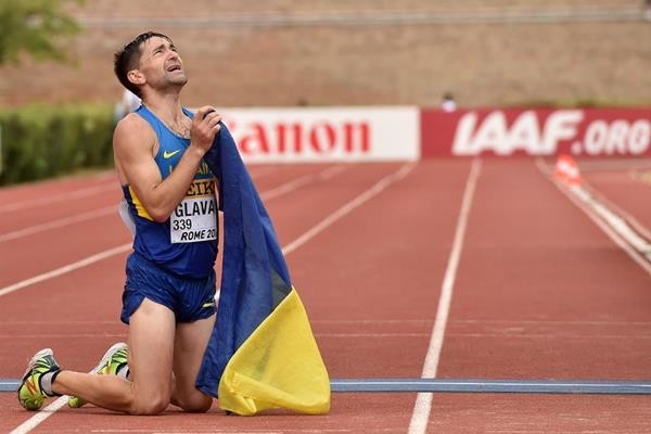 Игорь Главан эмоционально отпраздновал медаль чемпионата мира